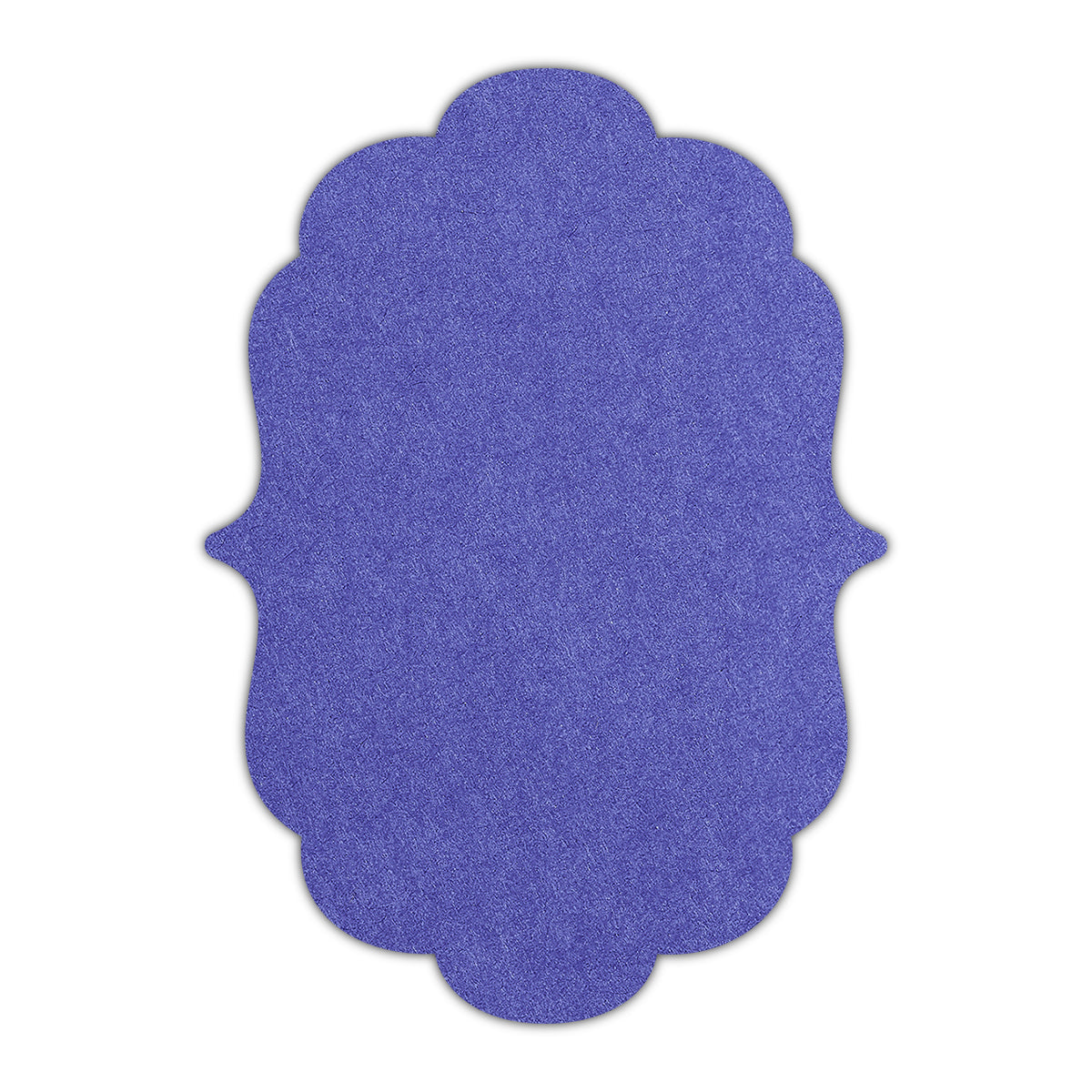 CMYK Print on Royal Blue Cardstock | Shape P8 | 12" x 18"