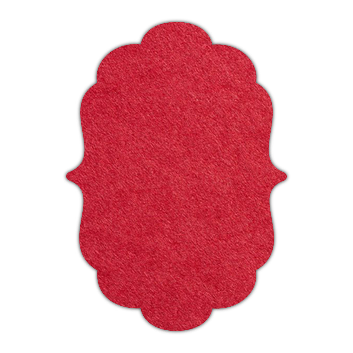 CMYK Print on Scarlet Red Cardstock | Shape P8 | 11" x 14"