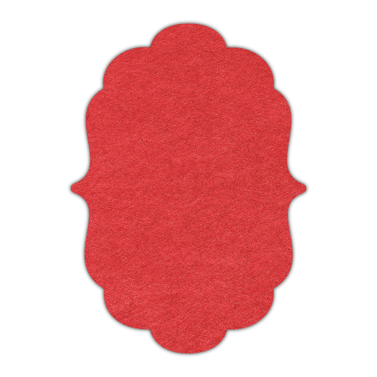 CMYK Print on Vermilion Cardstock | Shape P8 | 3" x 5"