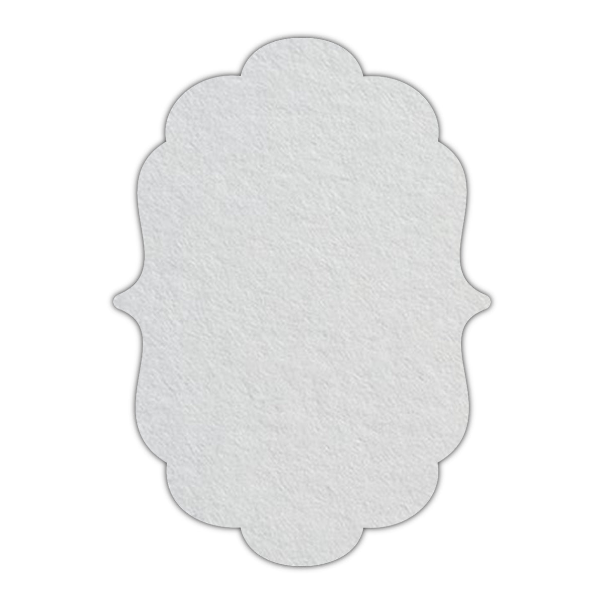 CMYK Print on Signature White Cardstock | Shape P8 | 2" x 3.5"
