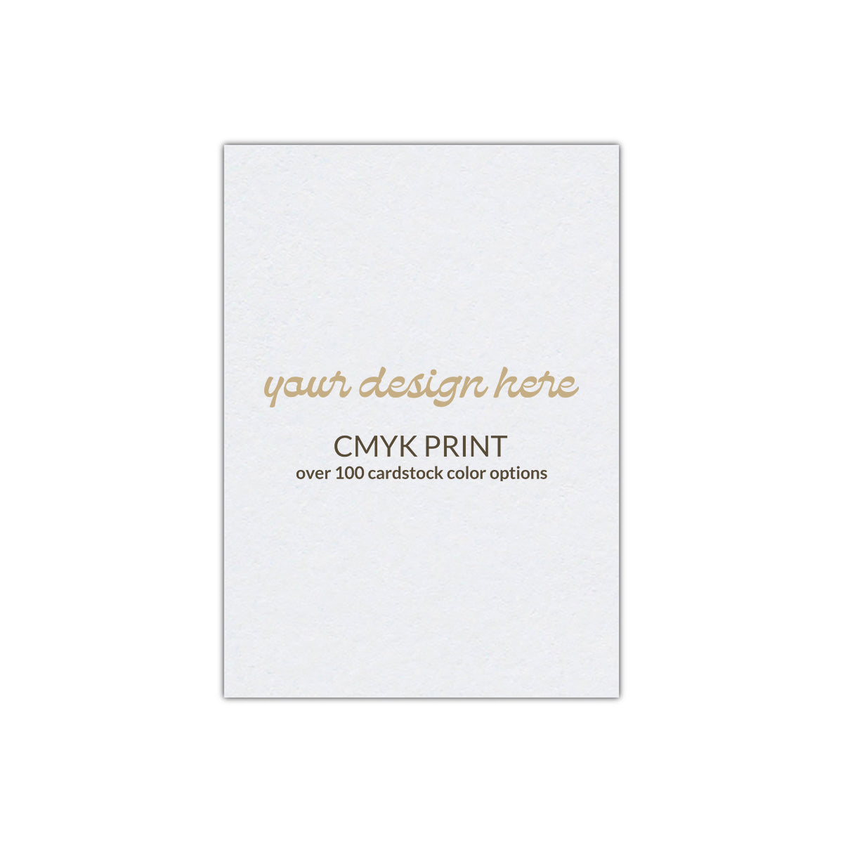 Rectangle Card | CMYK Print | 12" x 18"