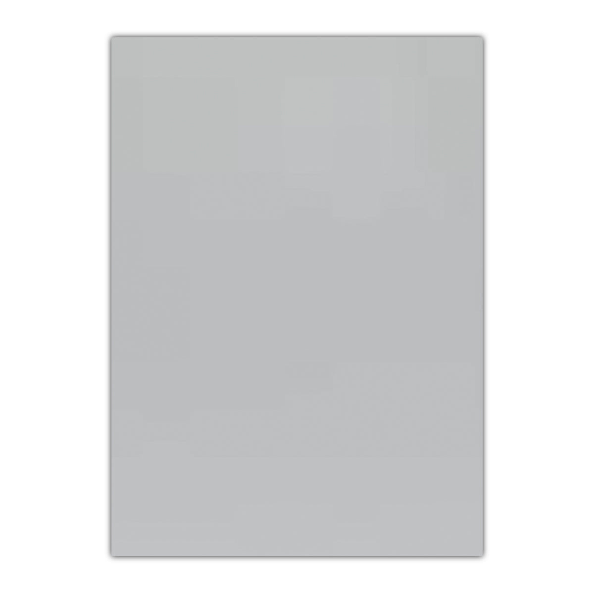CMYK Print on Shimmer Silver Cardstock | Shape P90 | 2.5" x 3.5"
