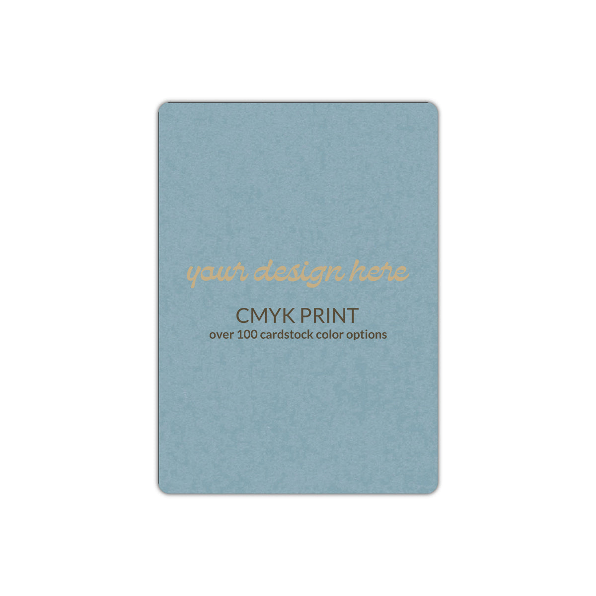 Shape P92 Diecut Card | CMYK Print | 11" x 17"