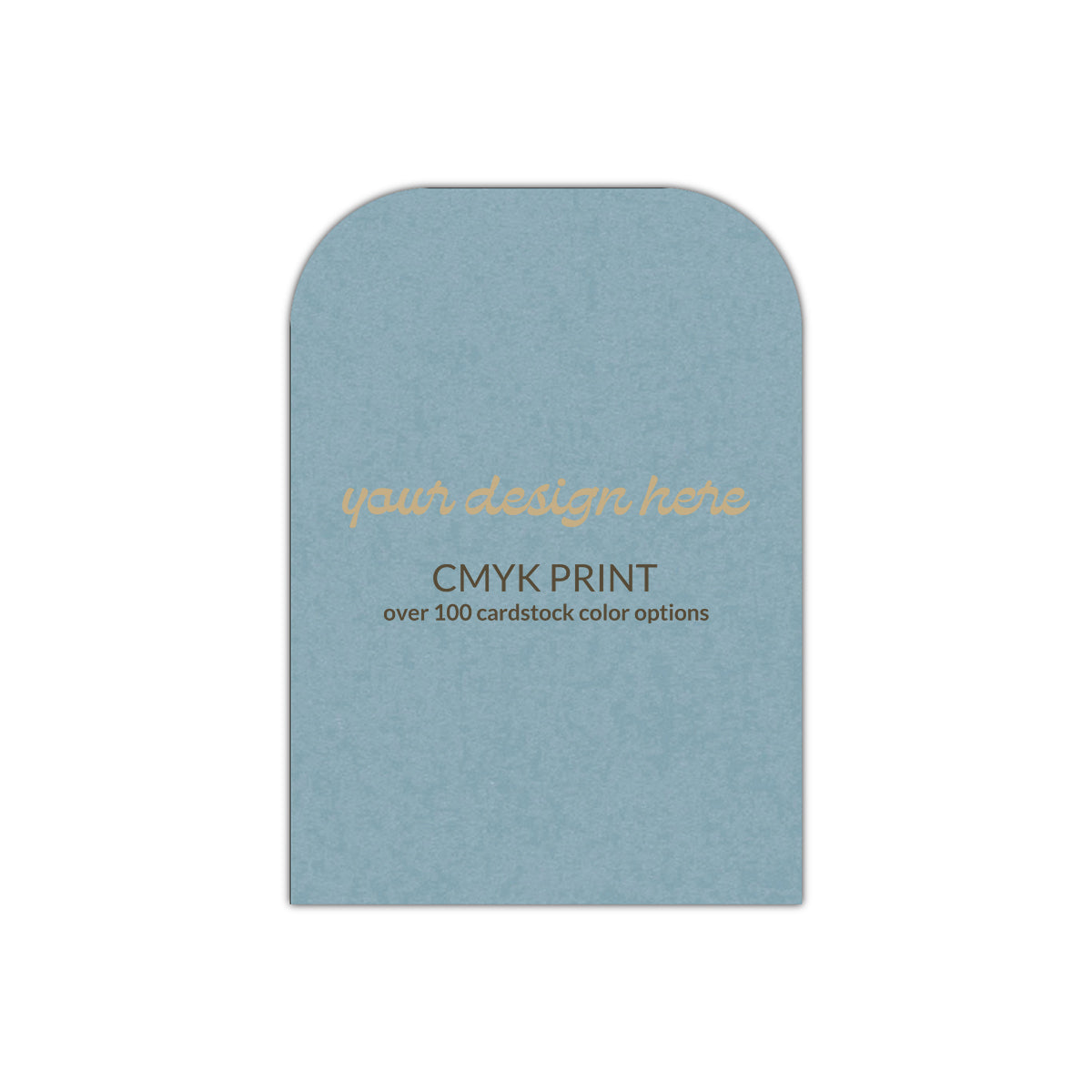 Shape P95 Diecut Card | CMYK Print | 4.25" x 5.5"
