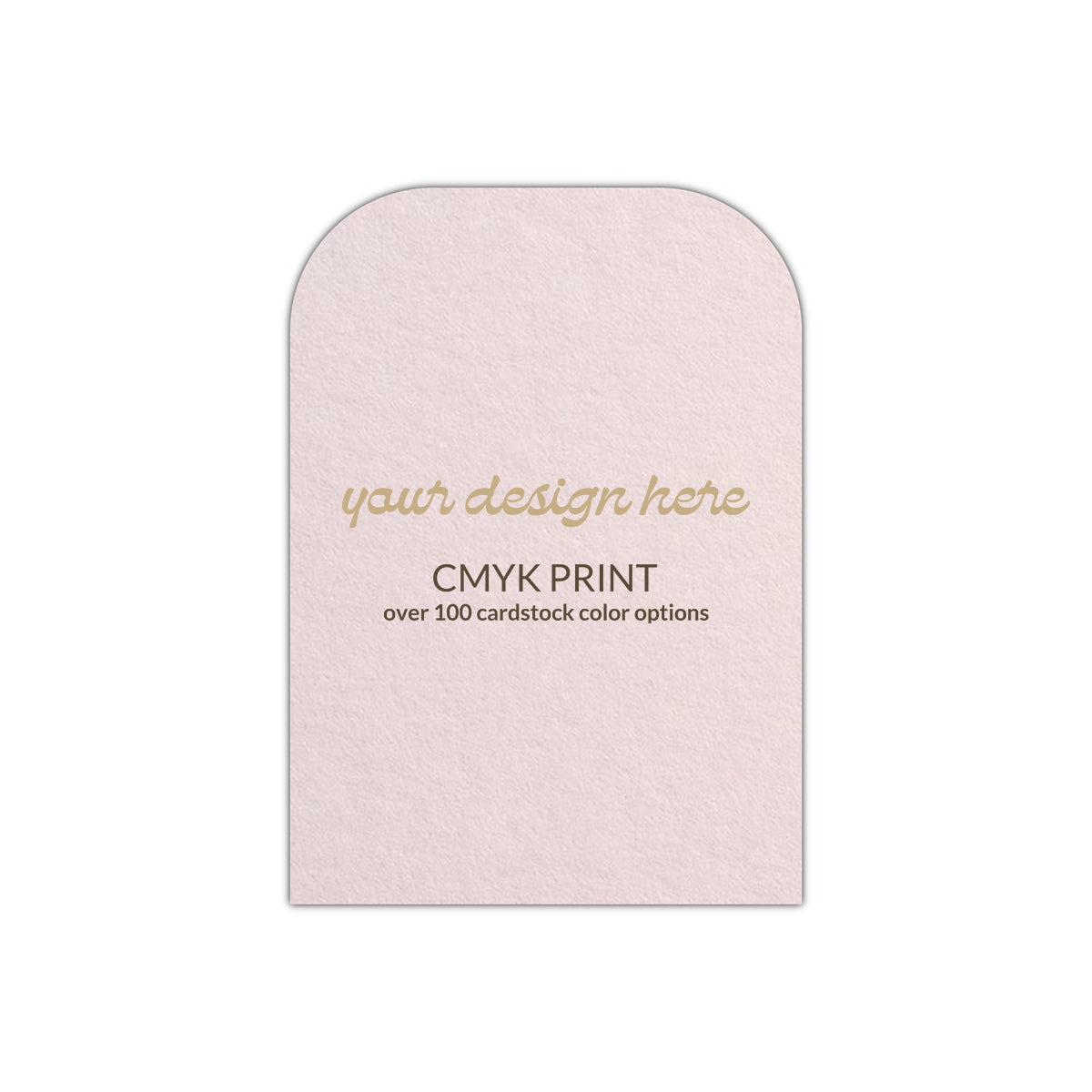 Shape P95 Diecut Card | CMYK Print | 11" x 14"