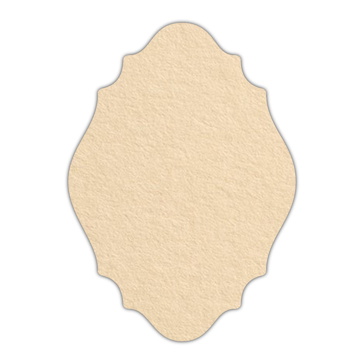 CMYK Print on Antique Ivory Cardstock | Shape P9 | 3.5" x 5"