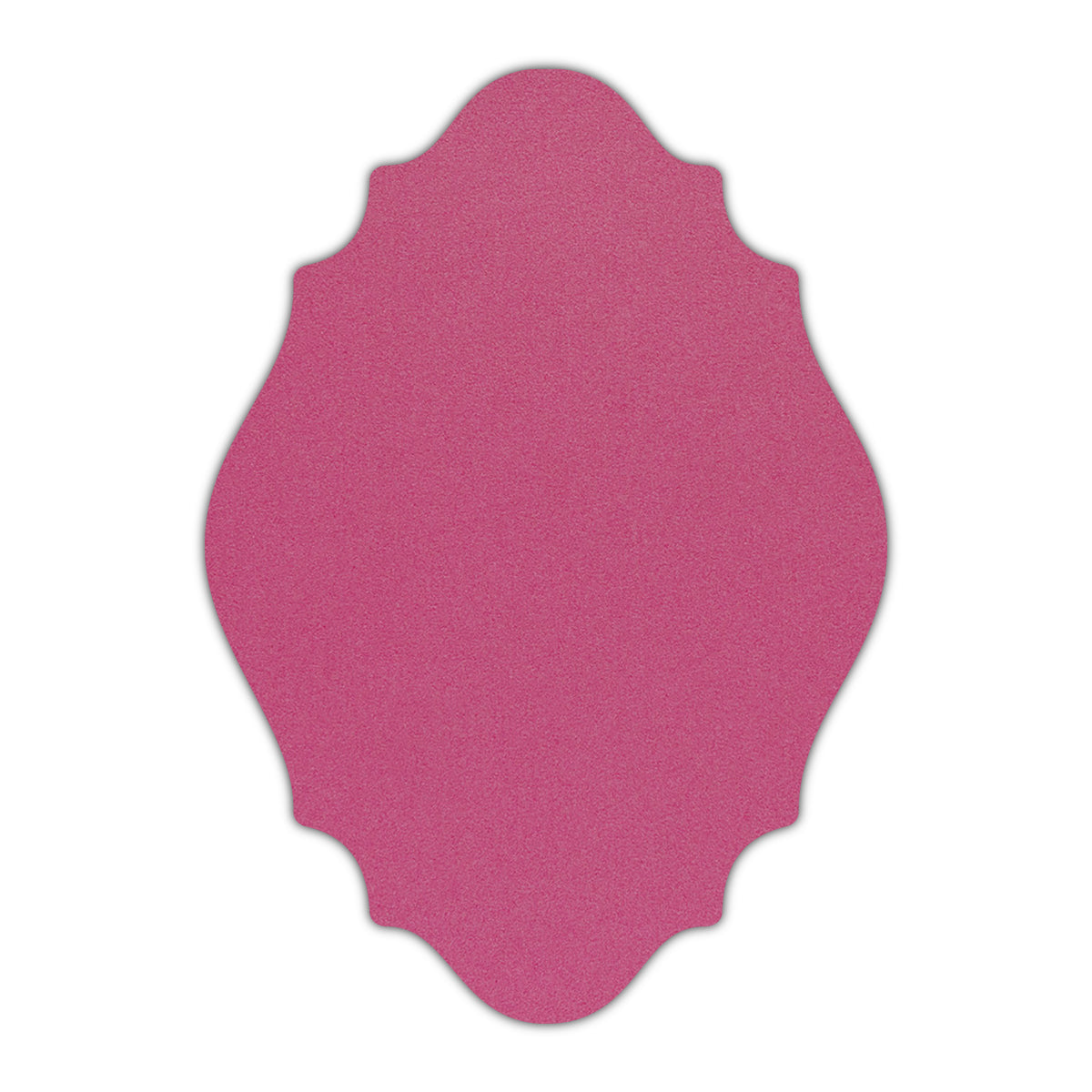 CMYK Print on Shimmer Azalea Cardstock | Shape P9 | 5" x 8"