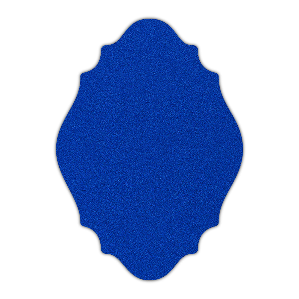 CMYK Print on Shimmer Electric Blue Cardstock | Shape P9 | 5" x 8"