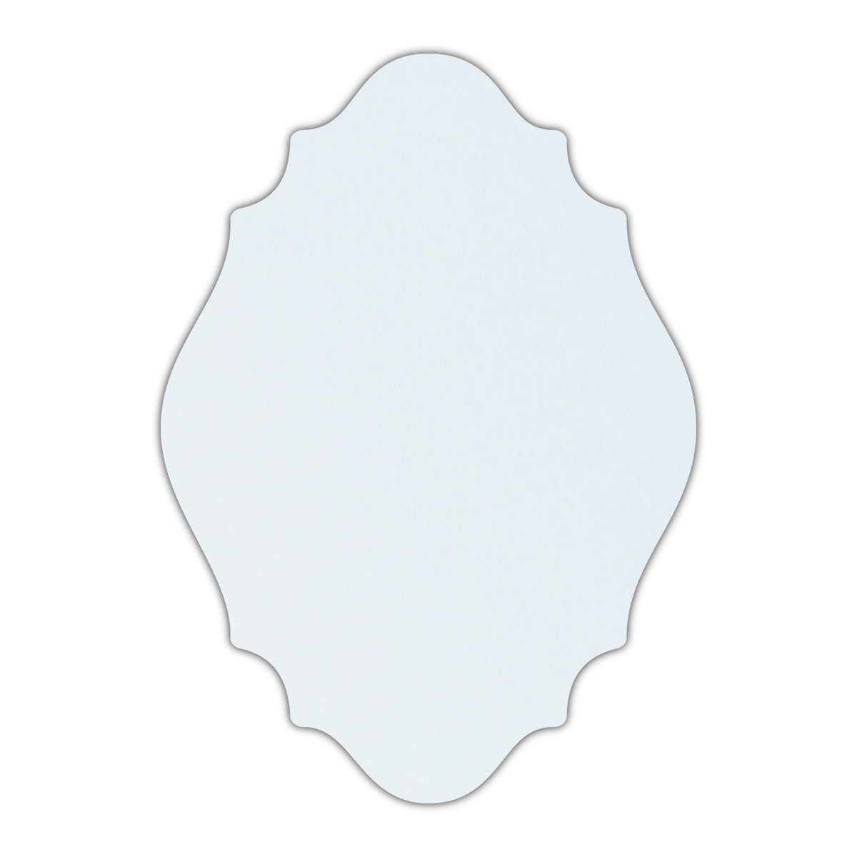 CMYK Print on Shimmer Ice Silver Cardstock | Shape P9 | 3" x 5"