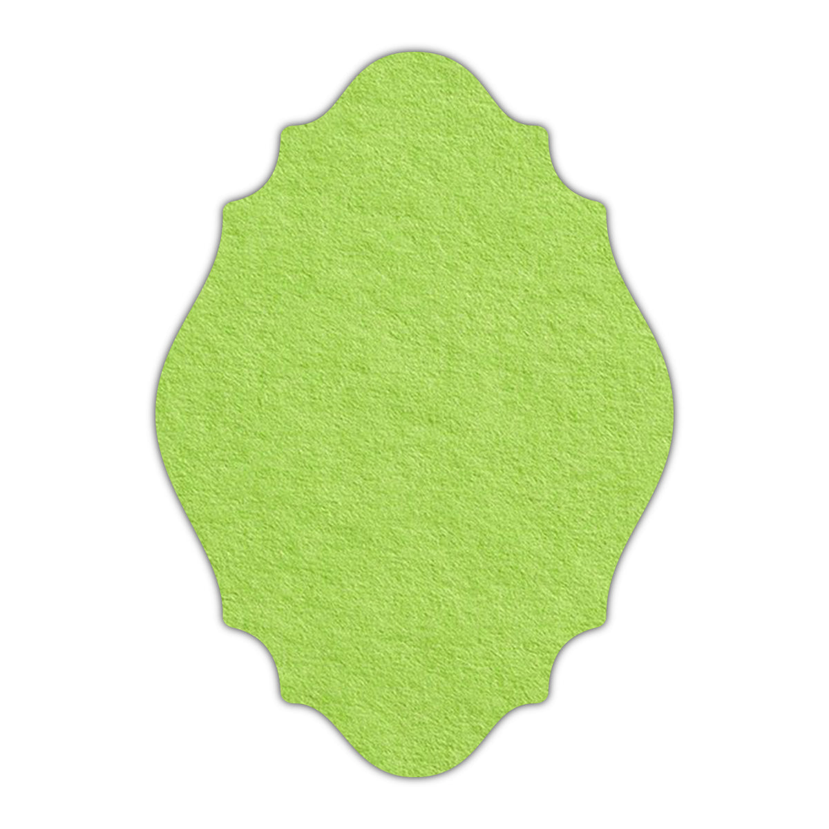 CMYK Print on Leaf Green Cardstock | Shape P9 | 11" x 14"