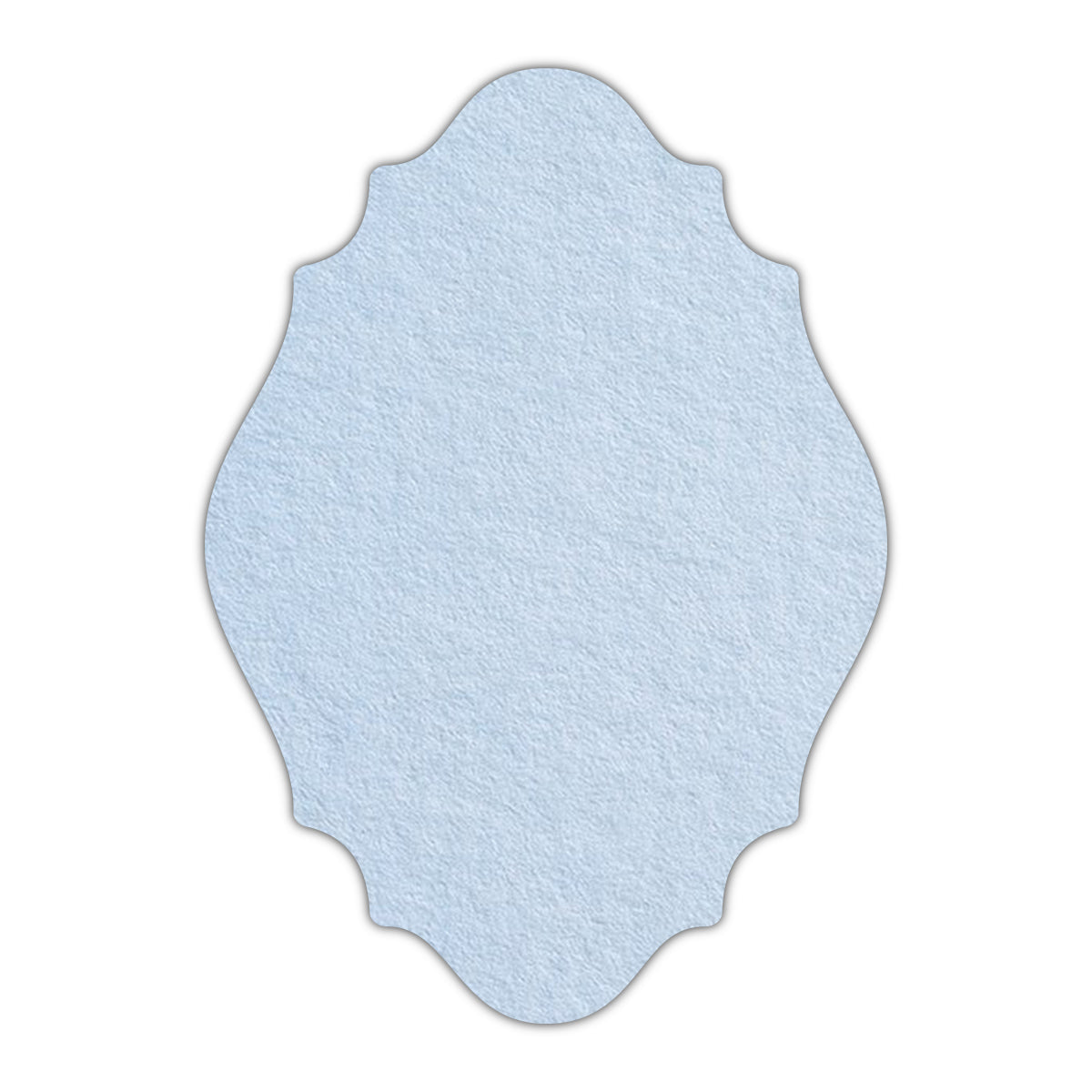 CMYK Print on Light Sky Blue Cardstock | Shape P9 | 2.5" x 3.5"