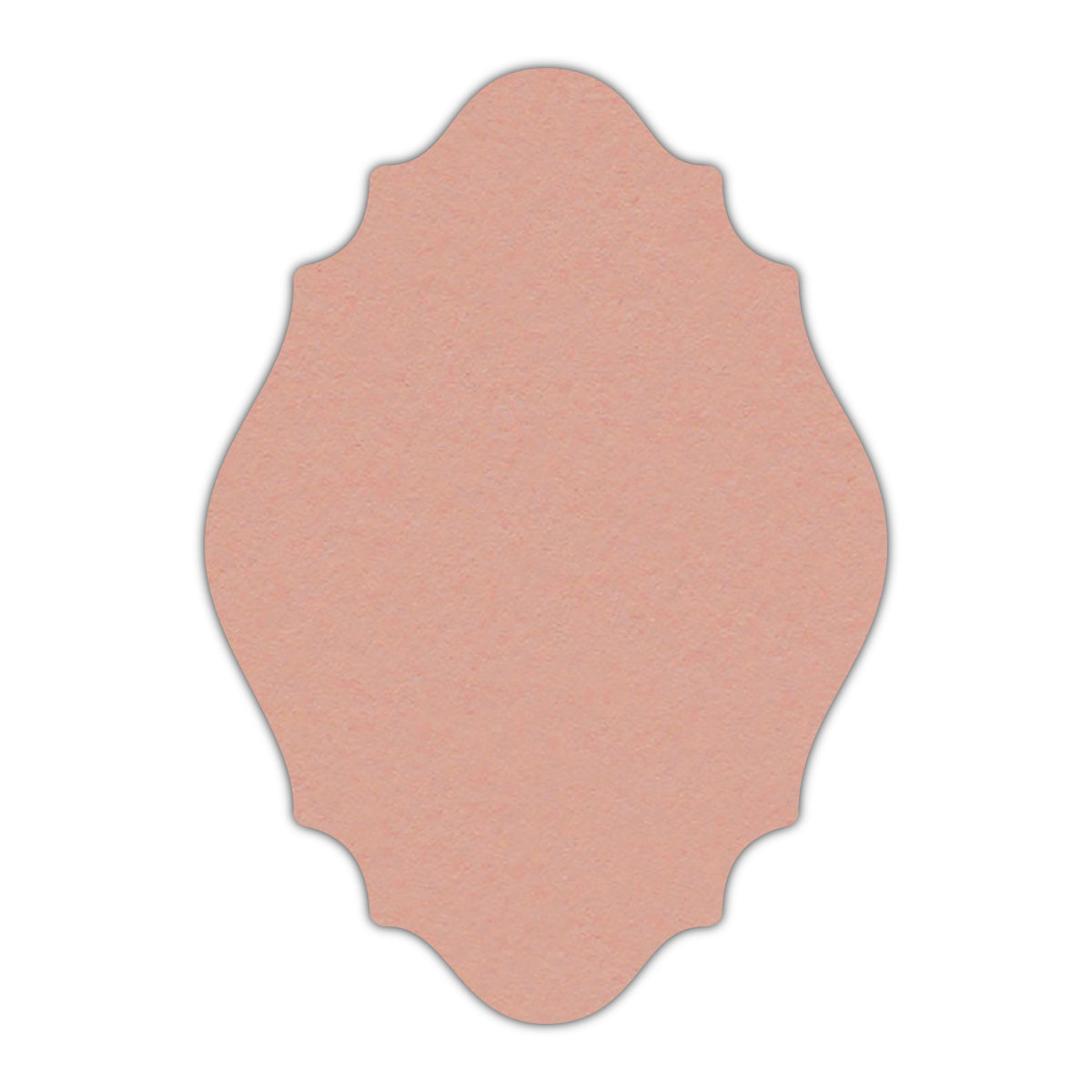 CMYK Print on Old Rose Cardstock | Shape P9 | 3" x 5"