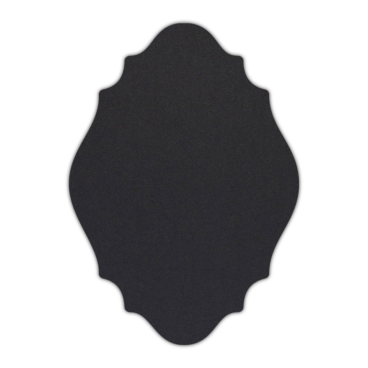 CMYK Print on Shimmer Onyx Cardstock | Shape P9 | 8" x 10"