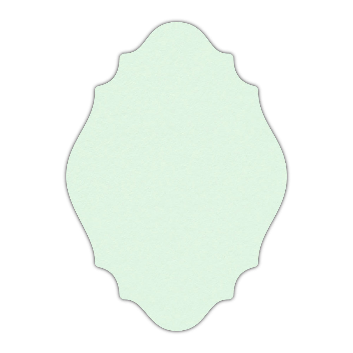 CMYK Print on Pastel Green Cardstock | Shape P9 | 6" x 9"