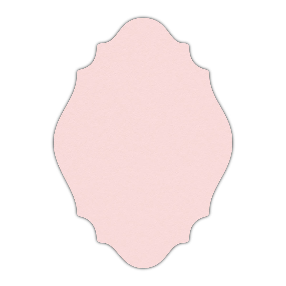 CMYK Print on Pastel Pink Cardstock | Shape P9 | 6" x 9"