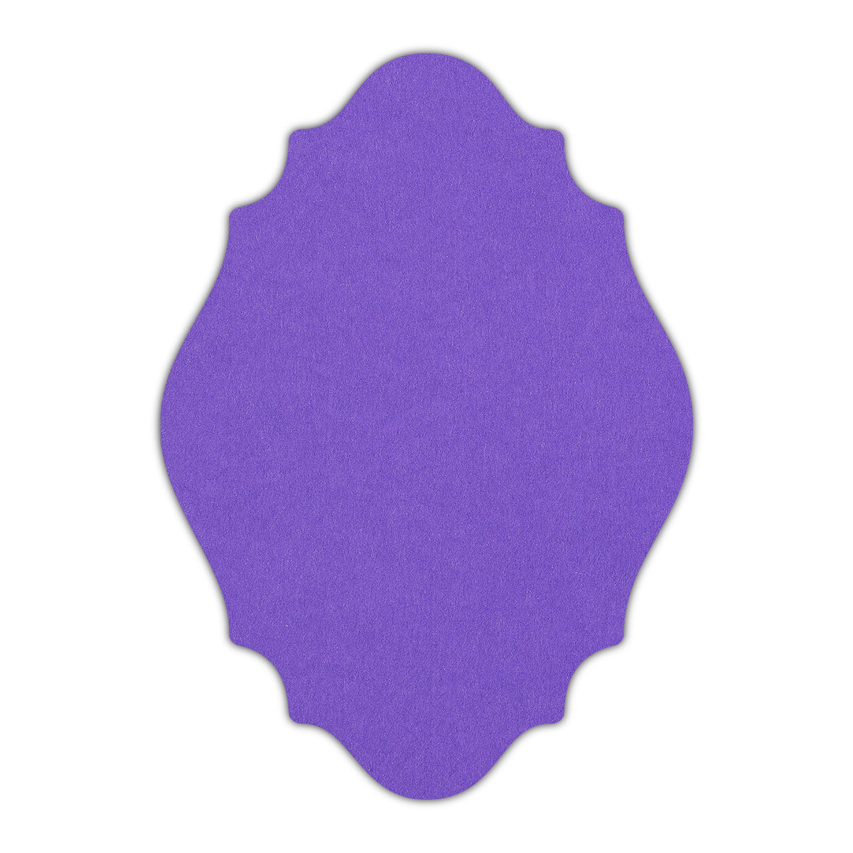 CMYK Print on Purple Cardstock | Shape P9 | 2" x 3.5"