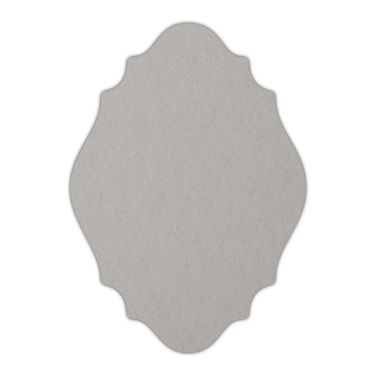 CMYK Print on Real Grey Cardstock | Shape P9 | 3" x 4"