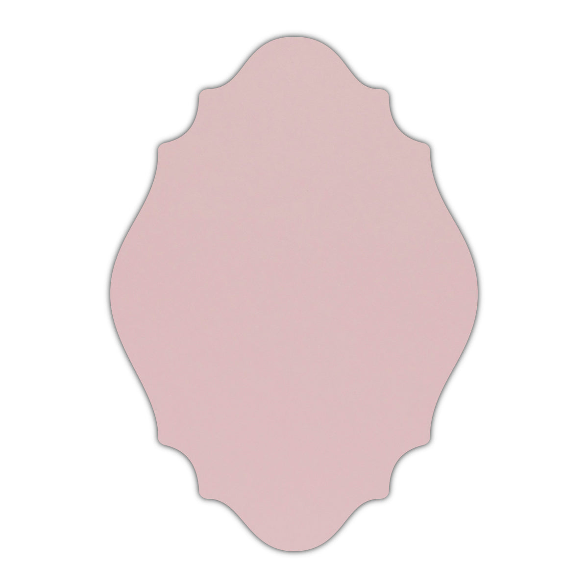 CMYK Print on Shimmer Rose Quartz Cardstock | Shape P9 | 3" x 5"