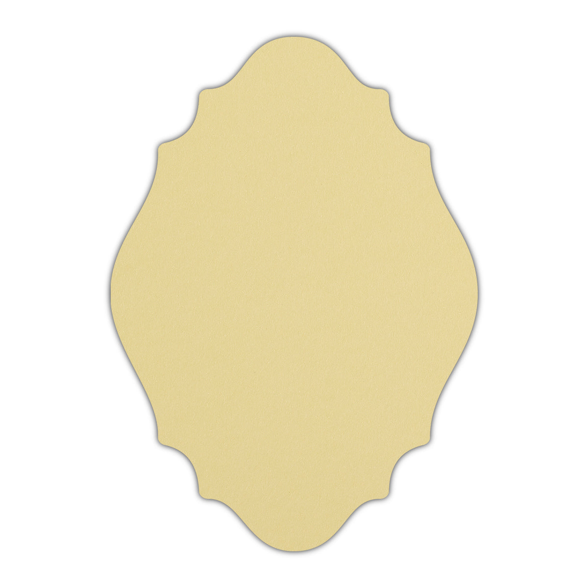 CMYK Print on Sorbet Yellow Cardstock | Shape P9 | 4.25" x 5.5"