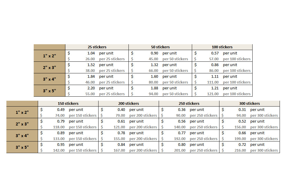 Rectangle Sticker - Clear Plastic