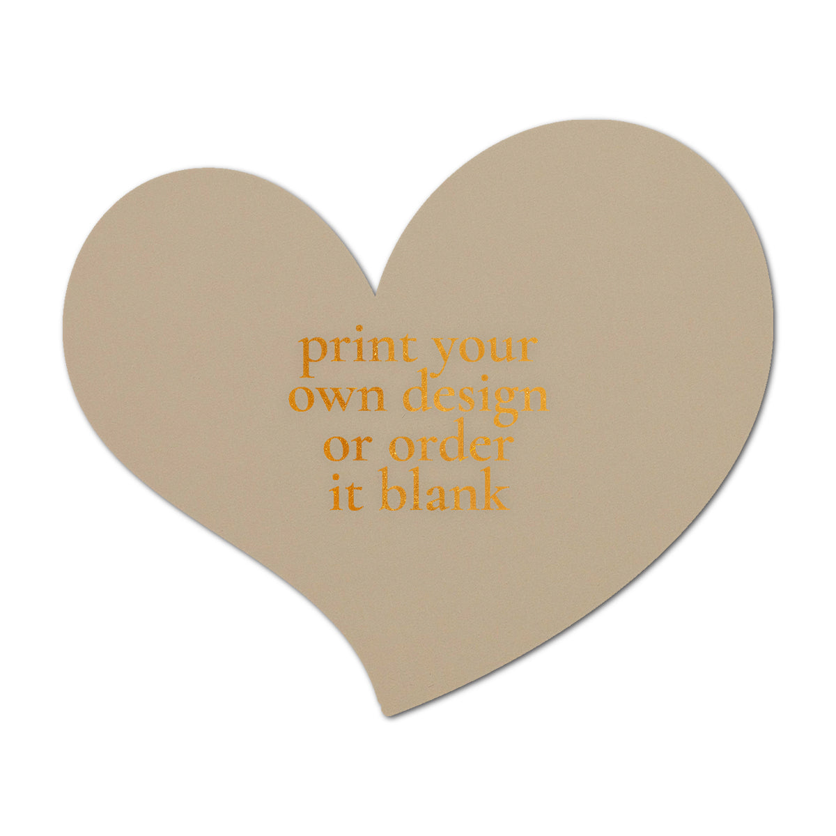 Custom Wedding Prints on Diecut Shaped Cardstock | Shape S100