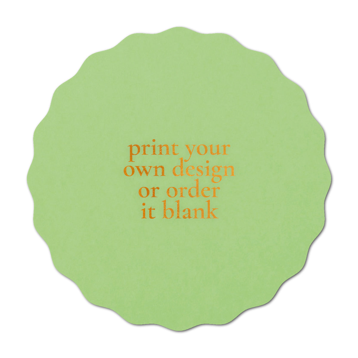 Custom Wedding Prints on Diecut Shaped Cardstock | Shape S108