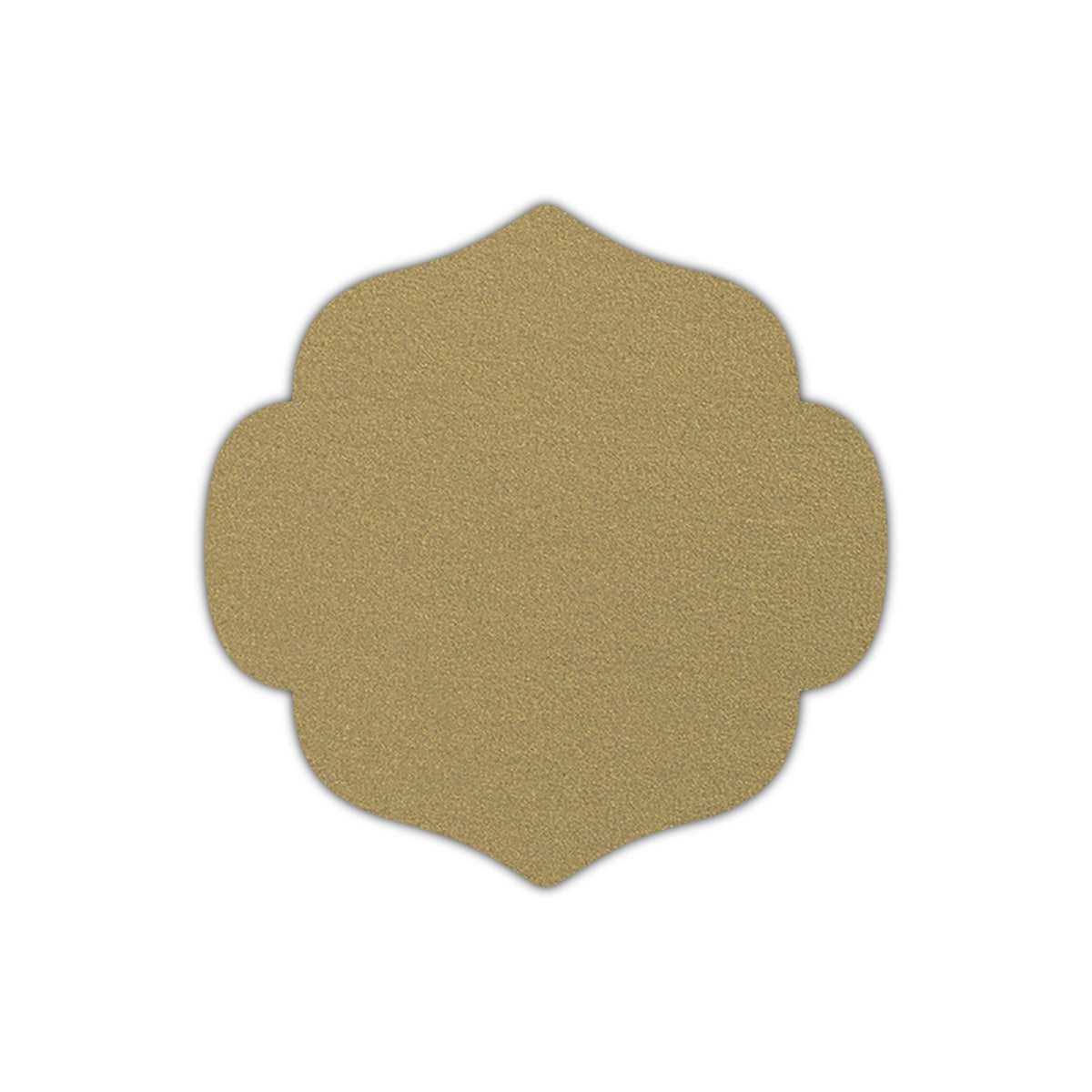 CMYK Print on Shimmer Gold Leaf Cardstock | Shape S10 | 5.5" x 5.5"