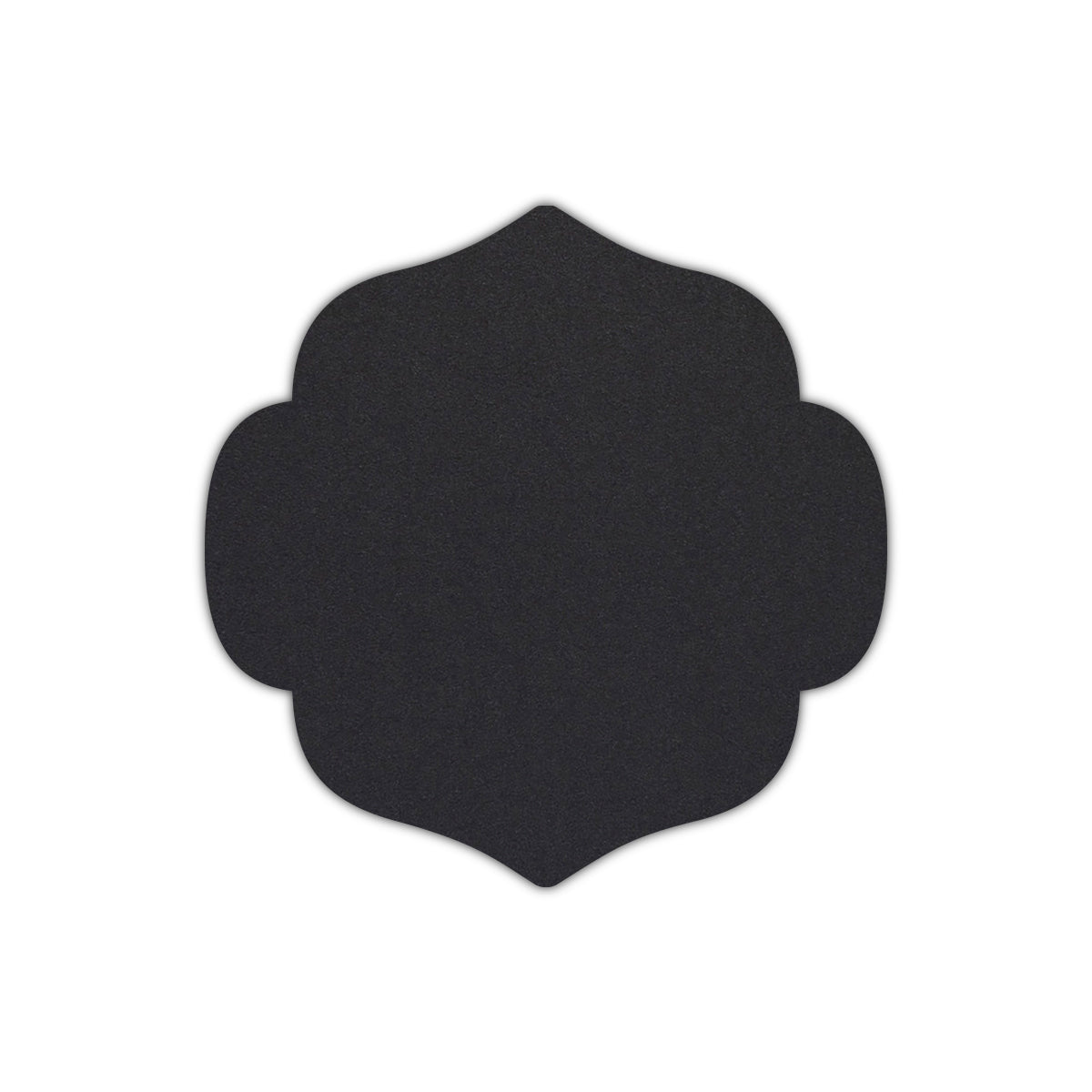 CMYK Print on Shimmer Onyx Cardstock | Shape S10 | 2.25" x 2.25"