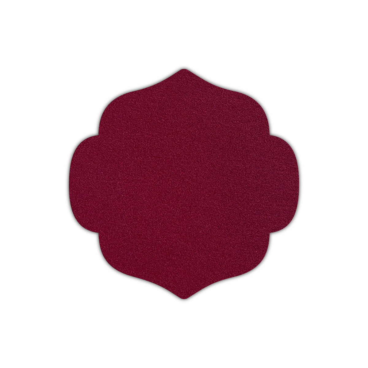 CMYK Print on Shimmer Red Lacquer Cardstock | Shape S10 | 2.25" x 2.25"