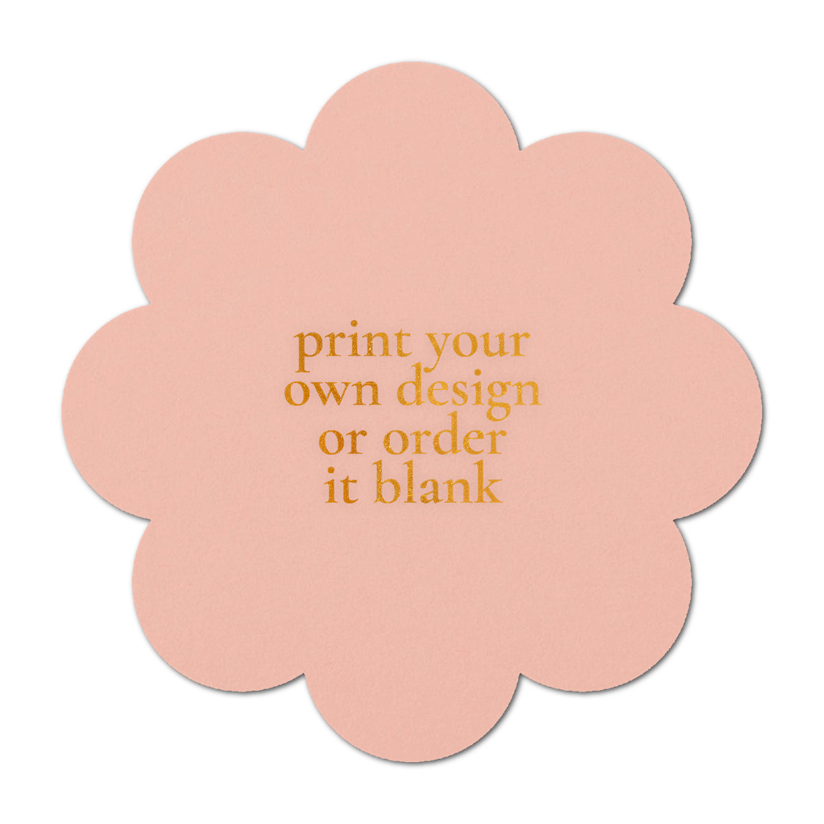 Custom Wedding Prints on Diecut Shaped Cardstock | Shape S113