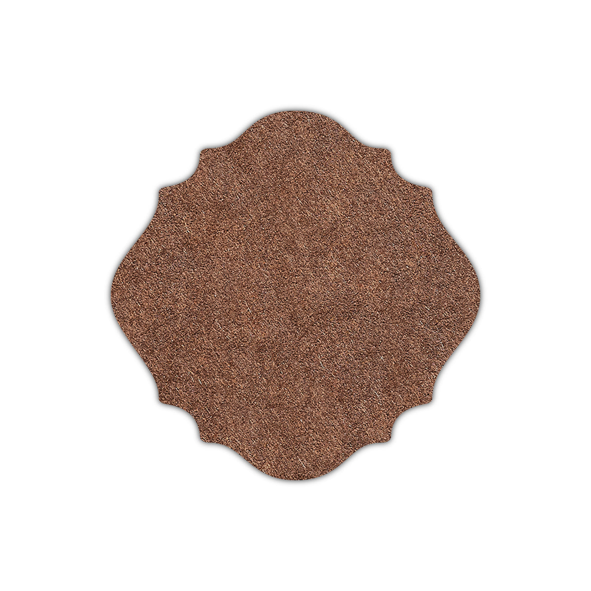 CMYK Print on Bagdad Brown Cardstock | Shape S13 | 3" x 3"