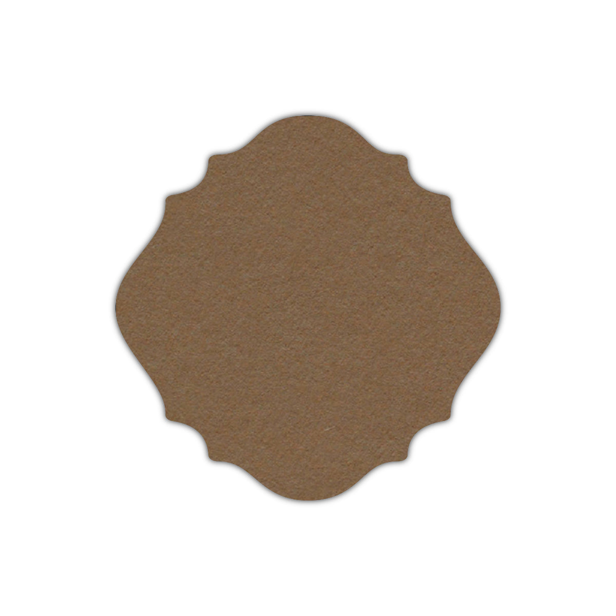 CMYK Print on Blackberry Cardstock | Shape S13 | 6" x 6"