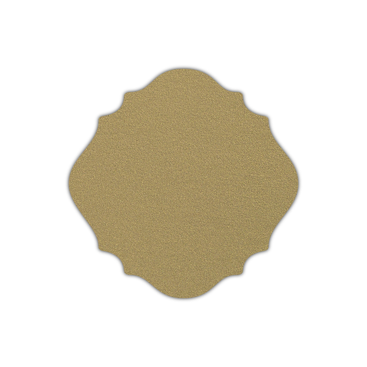 CMYK Print on Shimmer Gold Leaf Cardstock | Shape S13 | 6.75" x 6.75"