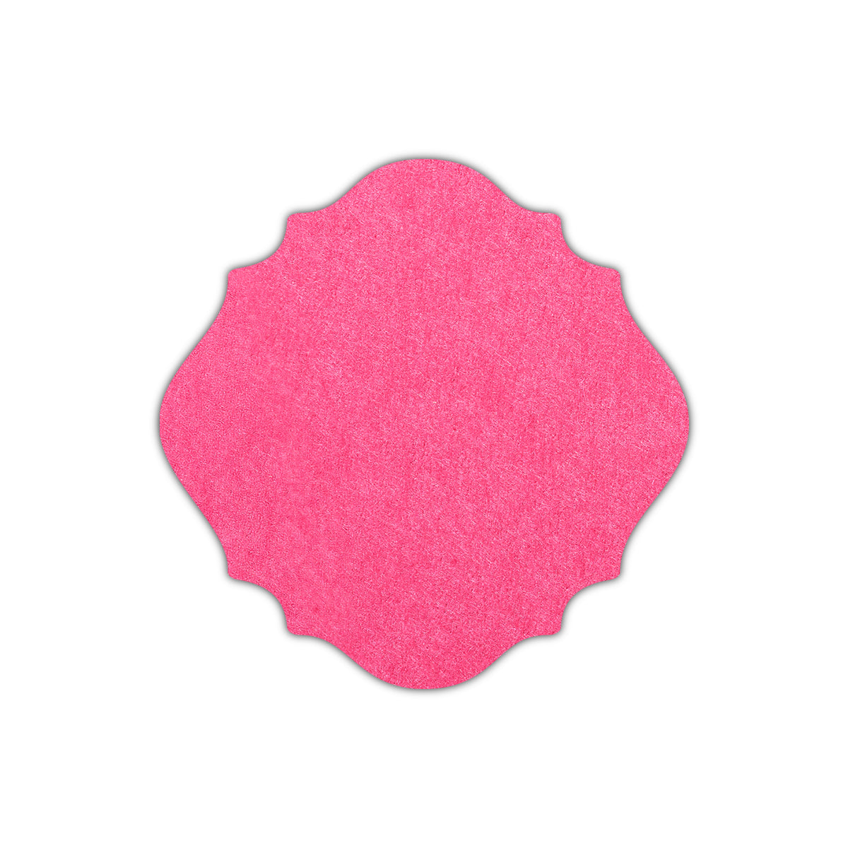 CMYK Print on Hot Pink Cardstock | Shape S13 | 5.5" x 5.5"