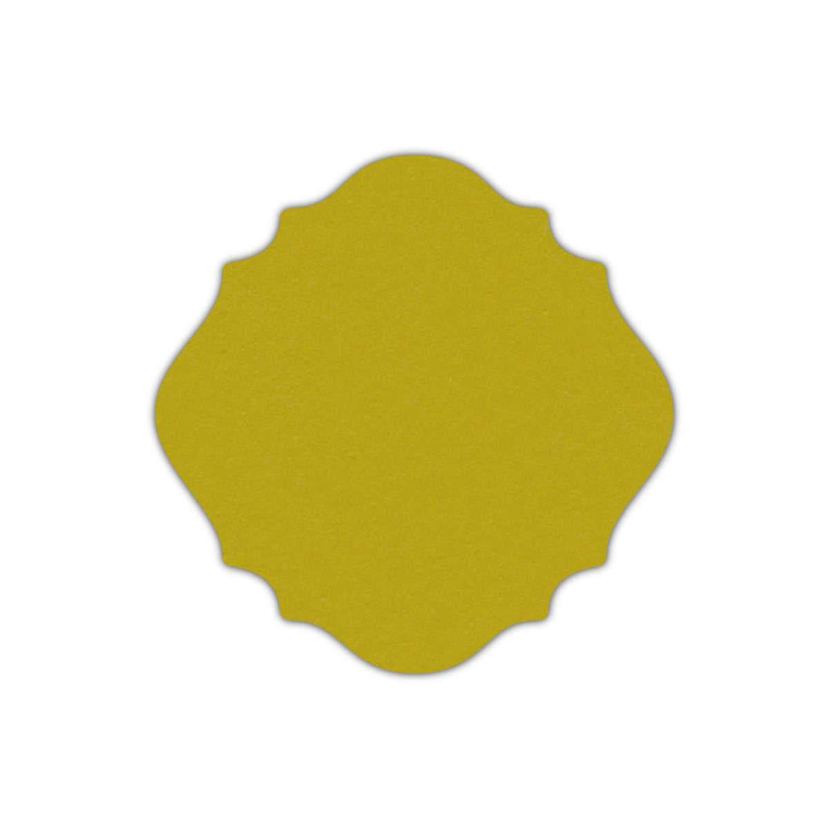 CMYK Print on Kiwi Cardstock | Shape S13 | 2" x 2"