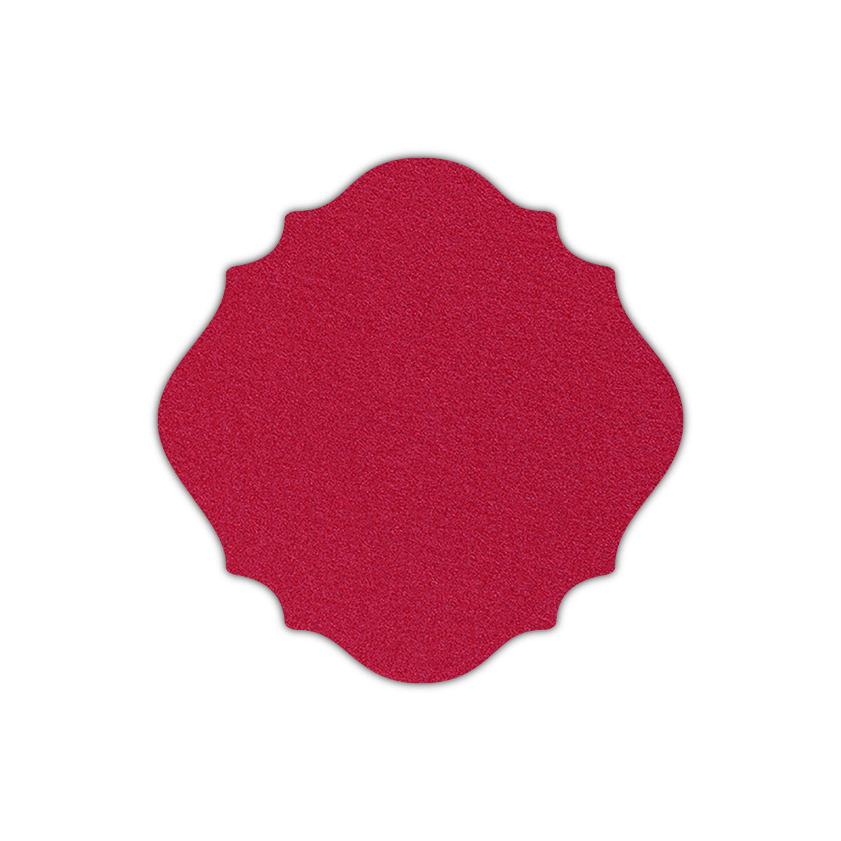 CMYK Print on Shimmer Magma Cardstock | Shape S13 | 2.5" x 2.5"