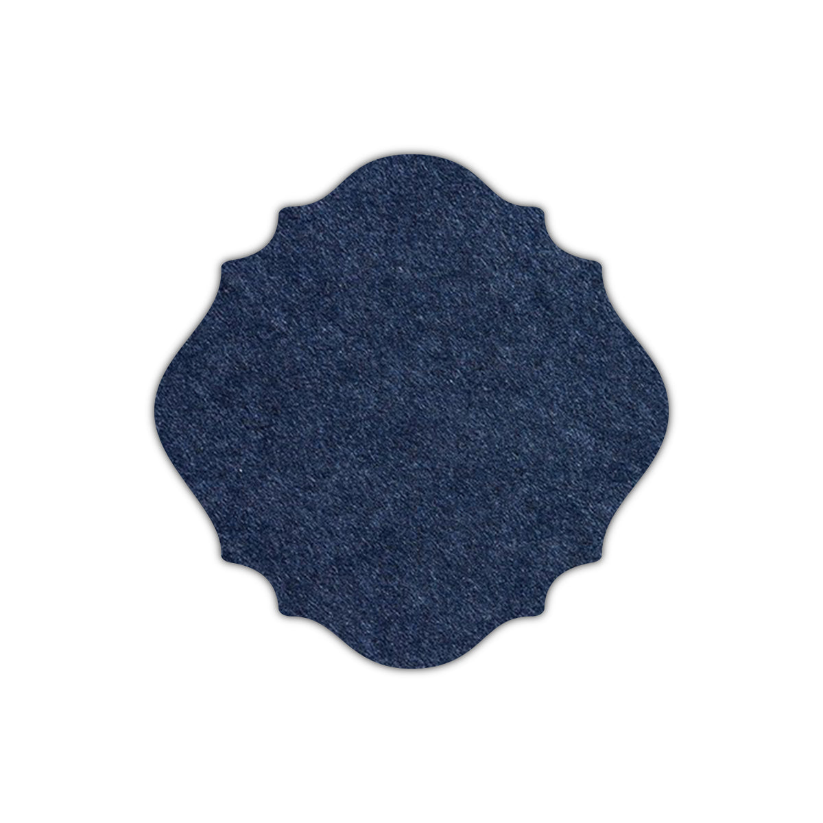 CMYK Print on Midnight Blue Cardstock | Shape S13 | 3" x 3"