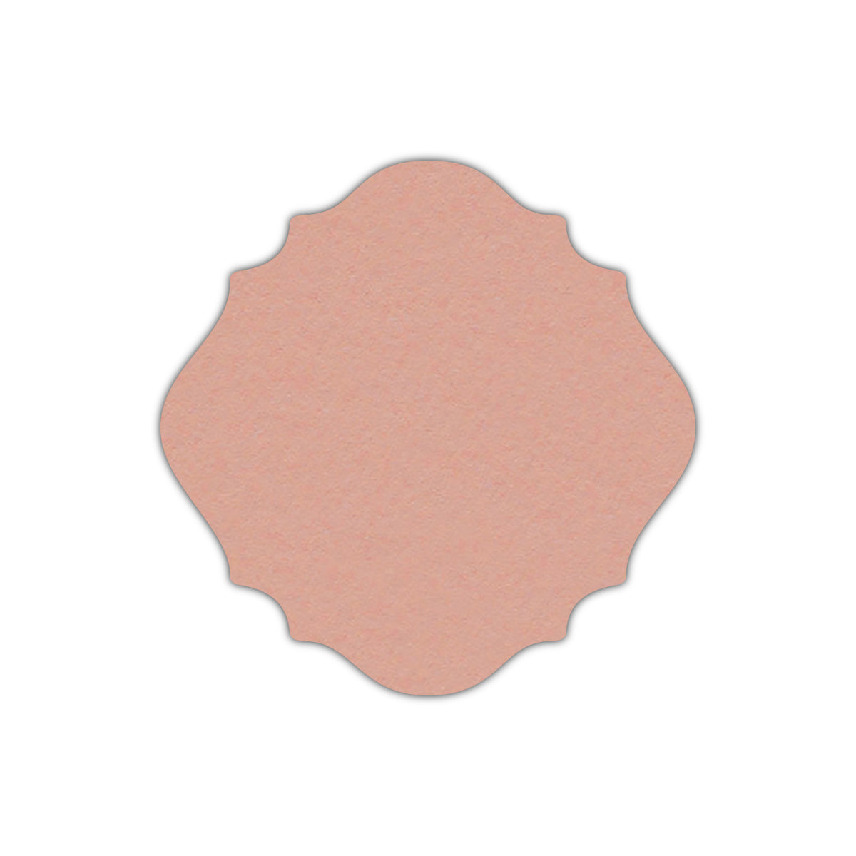 CMYK Print on Old Rose Cardstock | Shape S13 | 5" x 5"