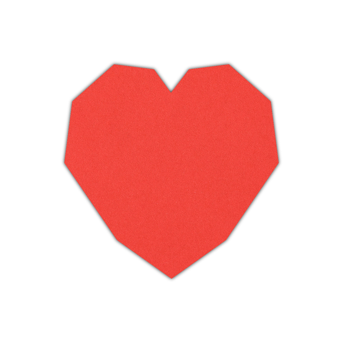 CMYK Print on Bright Red Cardstock | Shape S14 | 6.75" x 6.75"