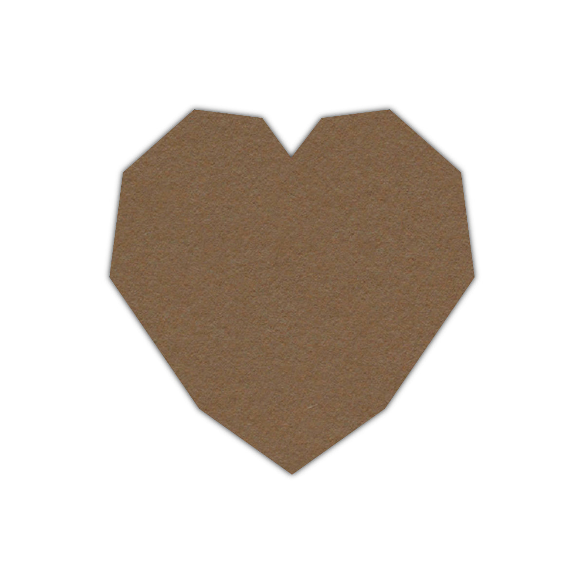 CMYK Print on Cappuccino Cardstock | Shape S14 | 5" x 5"