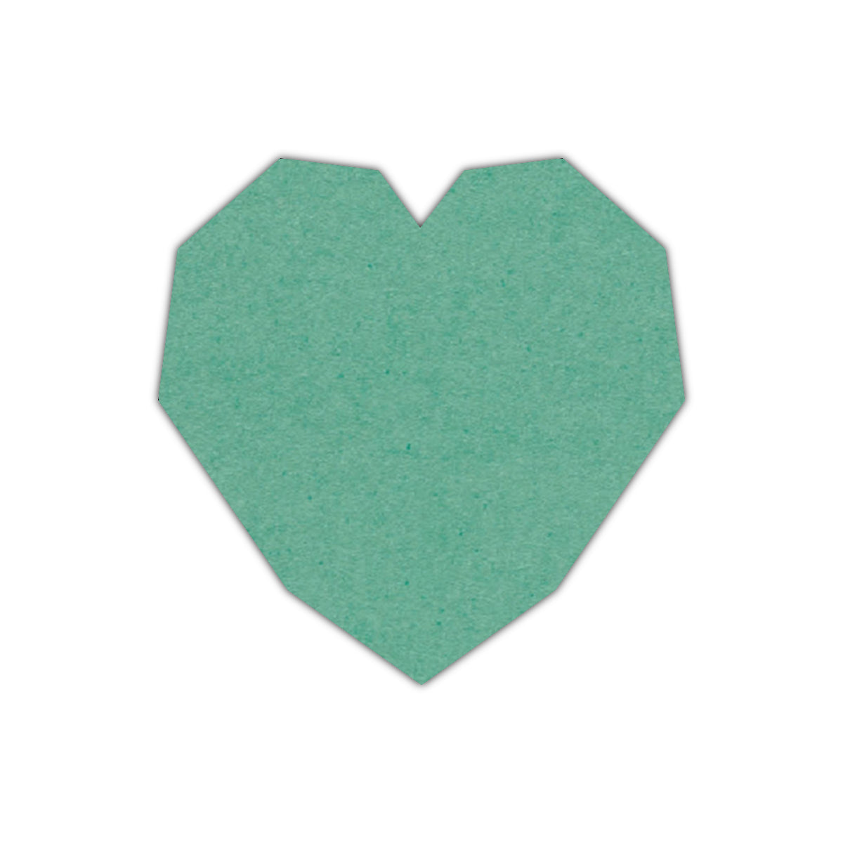 CMYK Print on Caribbean Blue Cardstock | Shape S14 | 2.75" x 2.75"