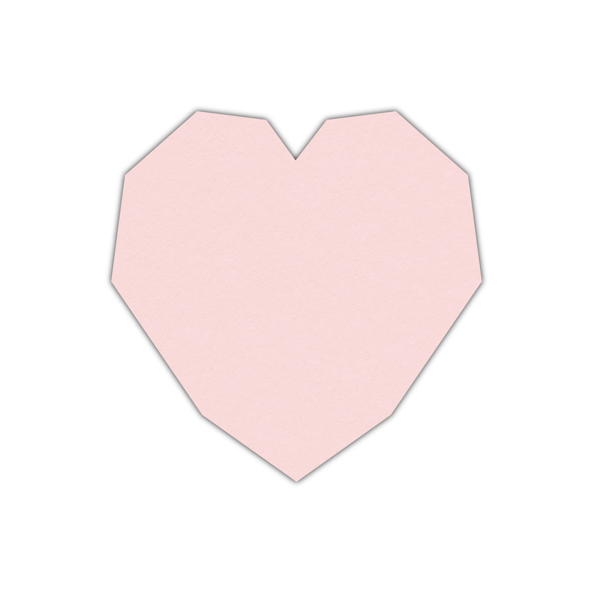CMYK Print on Pastel Pink Cardstock | Shape S14 | 7" x 7"