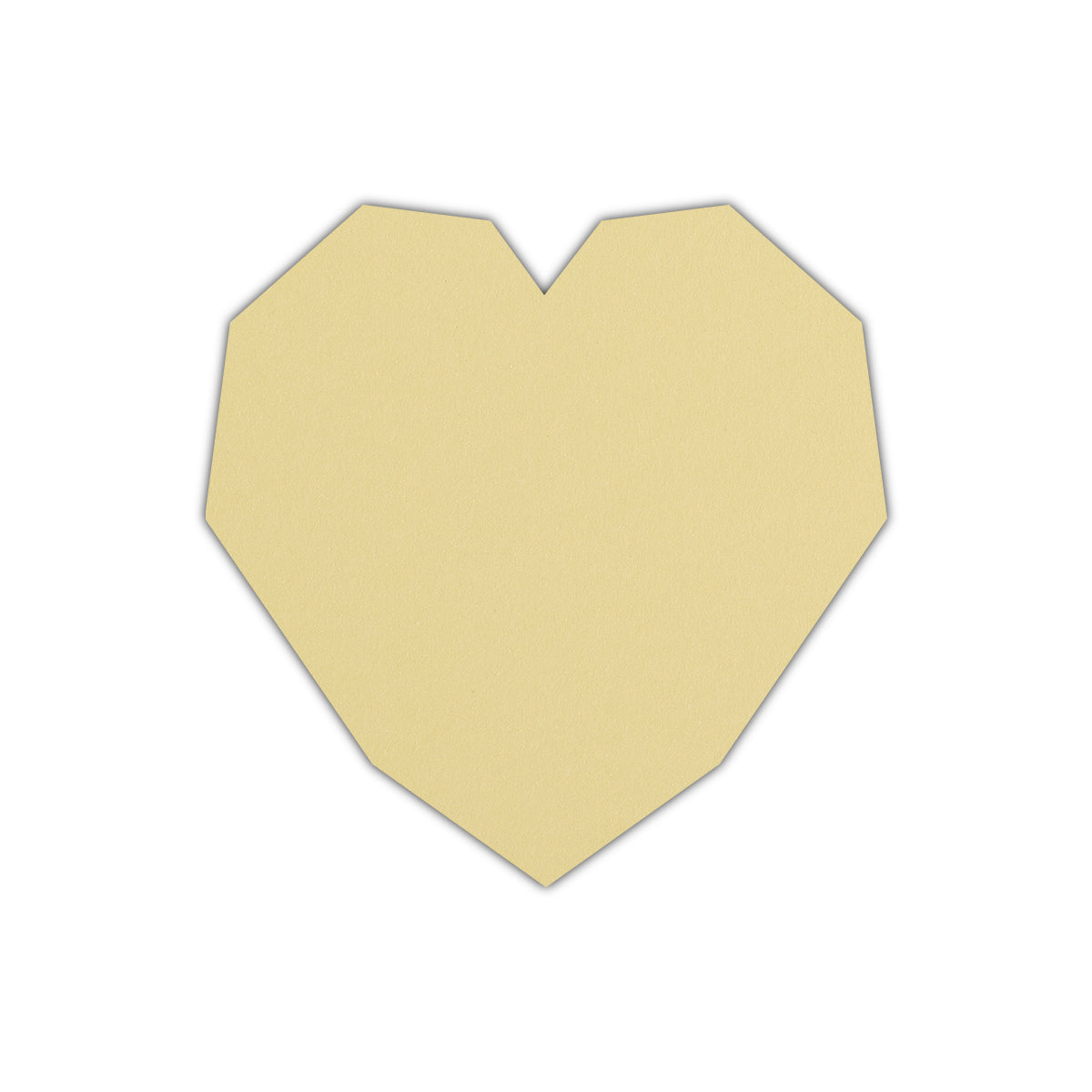 CMYK Print on Sorbet Yellow Cardstock | Shape S14 | 4.5" x 4.5"