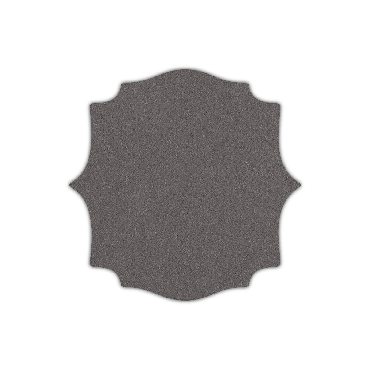 CMYK Print on Dark Grey Cardstock | Shape S15 | 5" x 5"