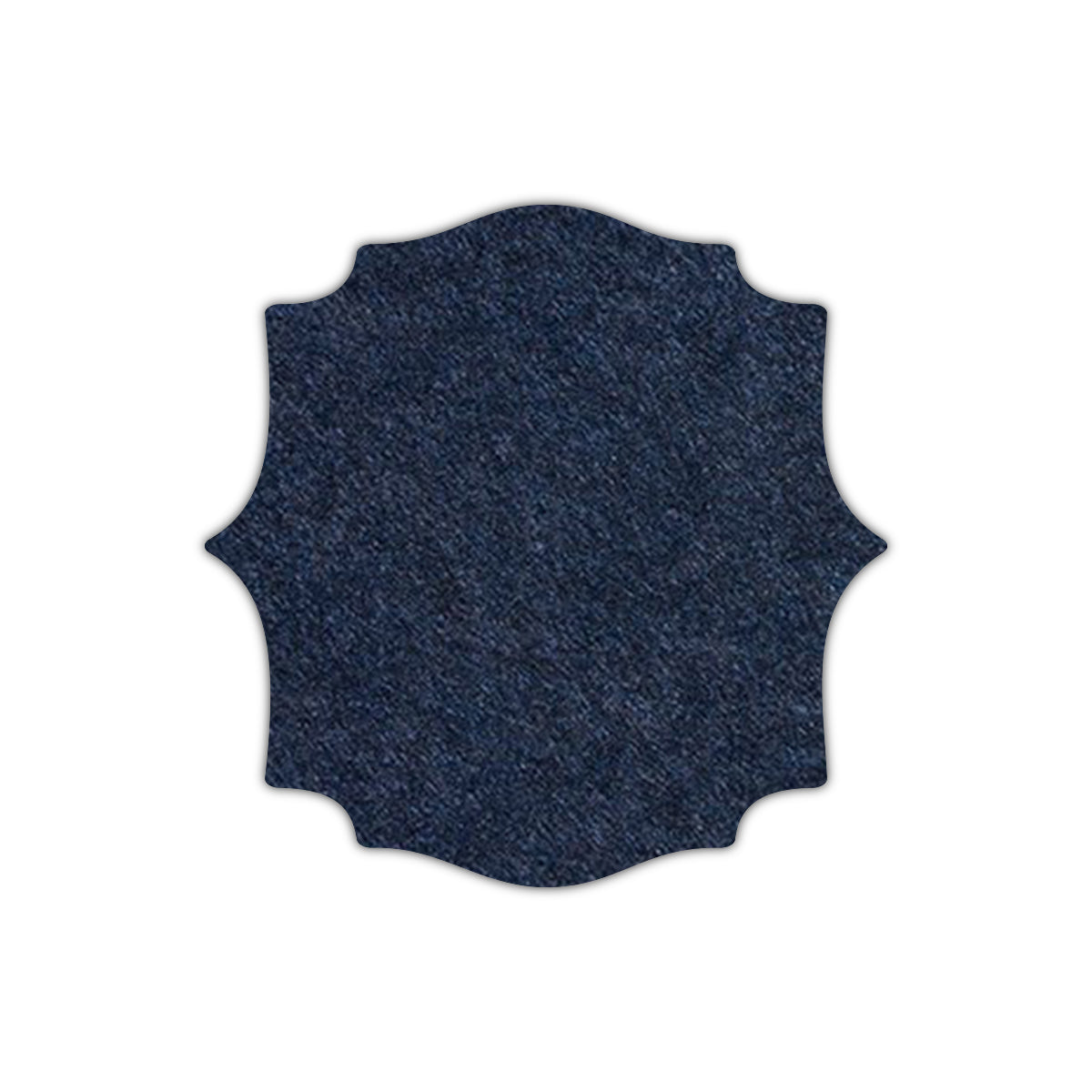 CMYK Print on Dark Navy Blue Cardstock | Shape S15 | 4.25" x 4.25"