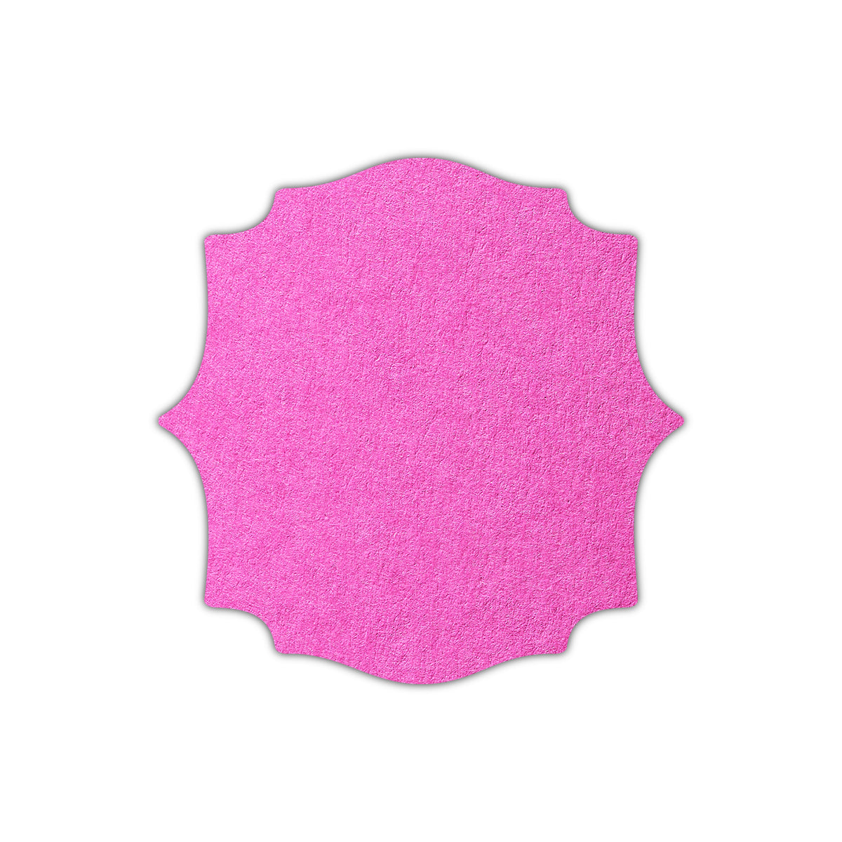 CMYK Print on Fuchsia Pink Cardstock | Shape S15 | 5.75" x 5.75"