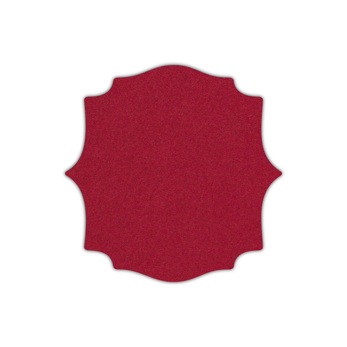 CMYK Print on Guardsman Red Cardstock | Shape S15 | 5.75" x 5.75"