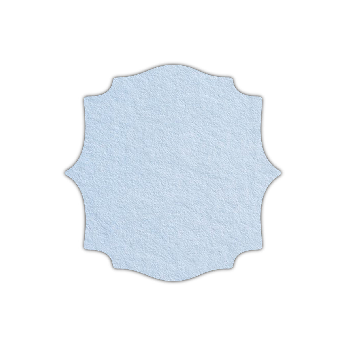 CMYK Print on Light Sky Blue Cardstock | Shape S15 | 3.25" x 3.25"