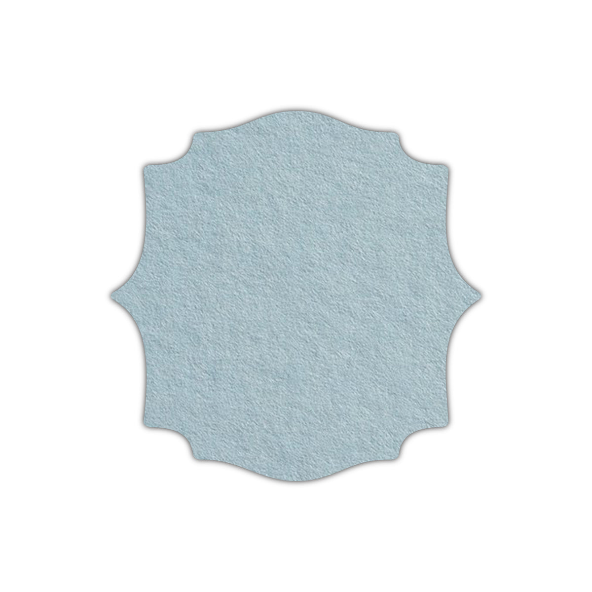 CMYK Print on Placid Blue Cardstock | Shape S15 | 2.25" x 2.25"