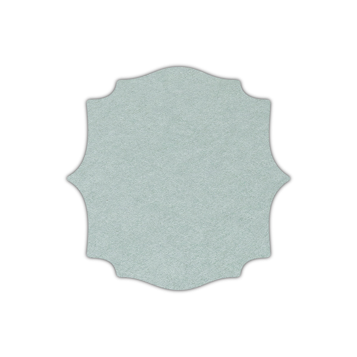 CMYK Print on Powder Green Cardstock | Shape S15 | 7" x 7"